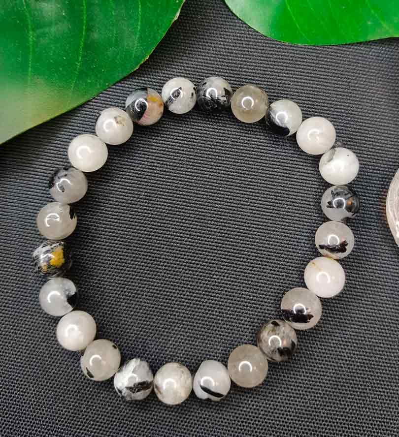 Black Rutile Quartz Bracelet