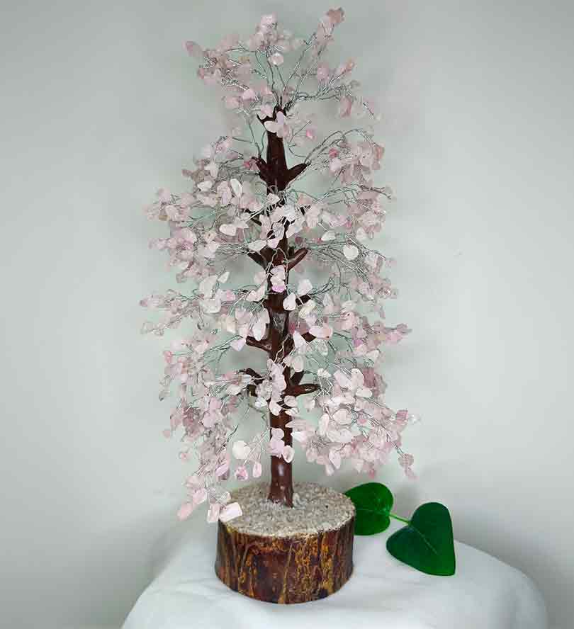 Rose Quartz Crystal Tree