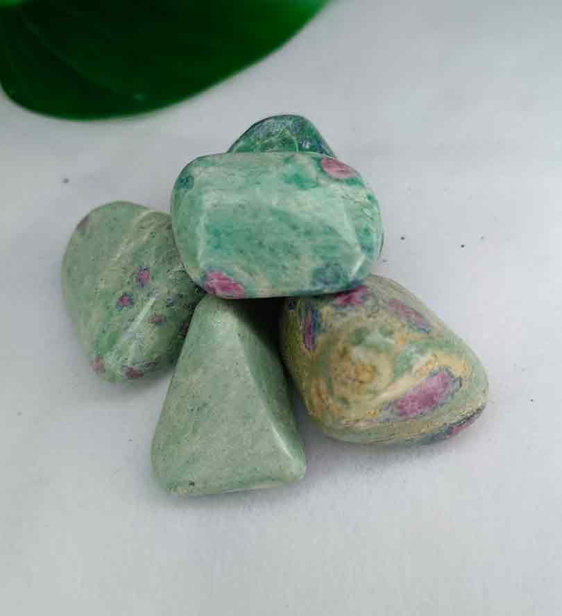 Ruby on Zoisite Tumbles